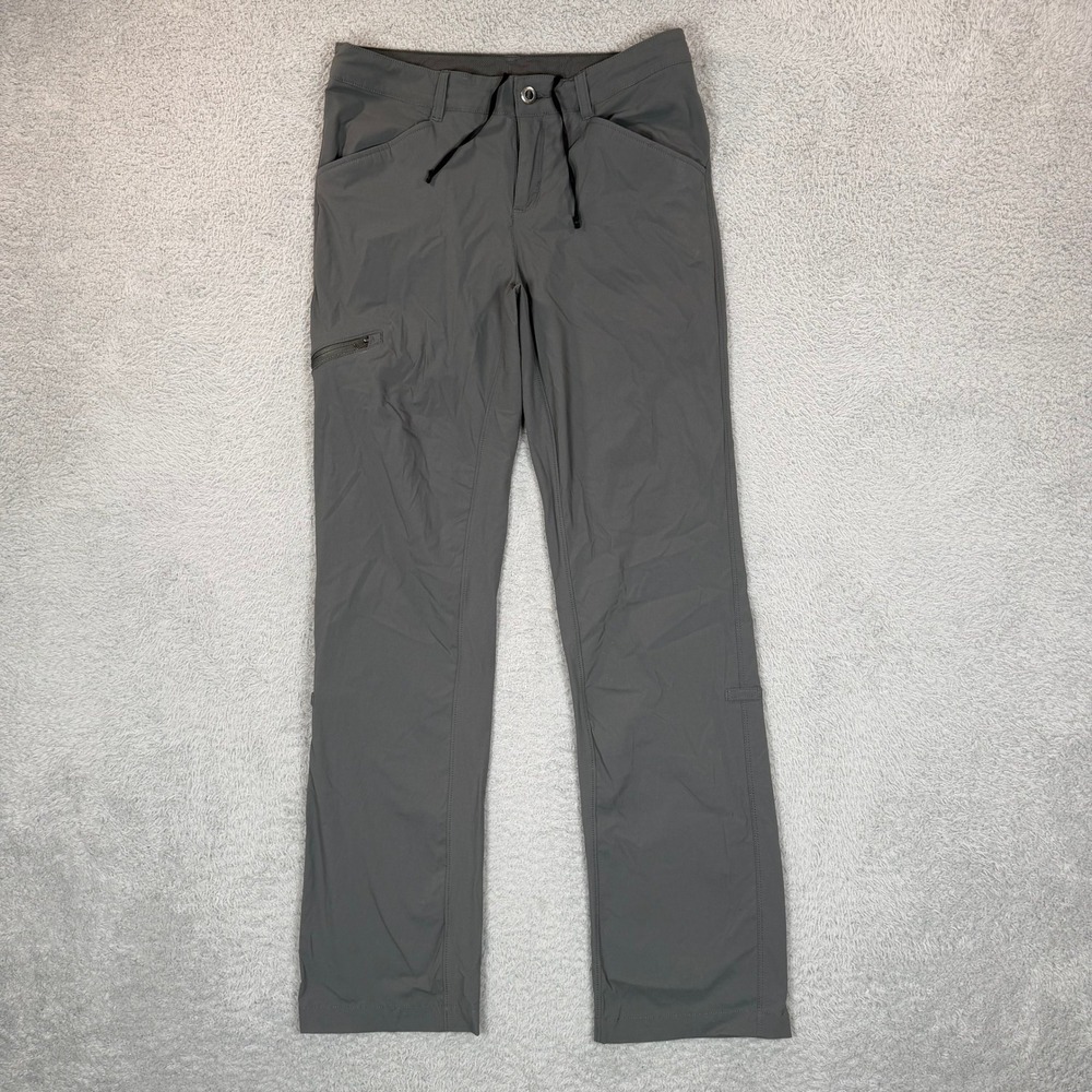 Patagonia Women Quandary Hiking Pants Forge Grey Size 6 Straight Stretch